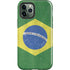 Brazil Flag Distressed iPhone 12 Pro Impact Case